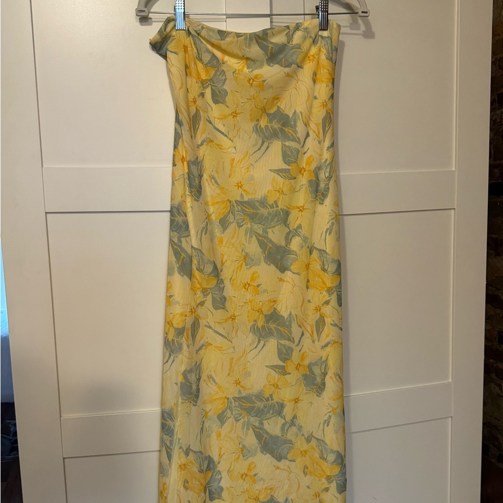 Zara Yellow Maxi Sundress for Weddings